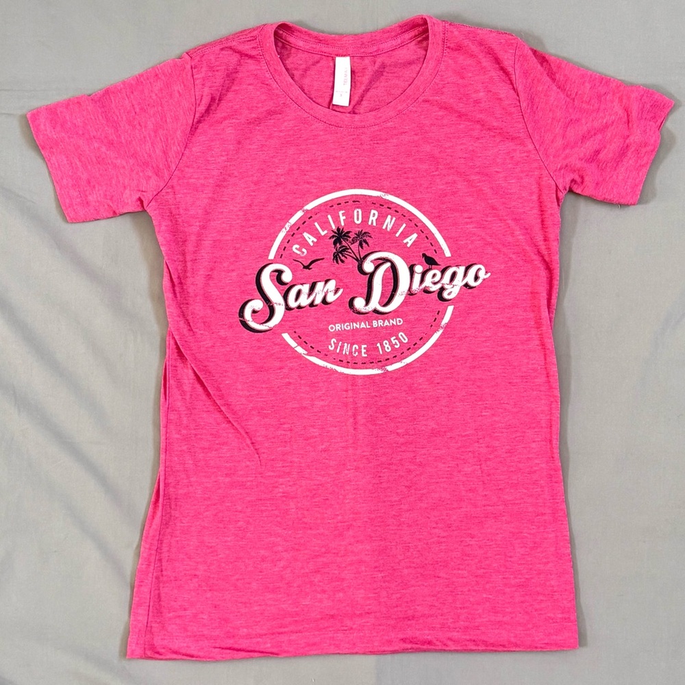San Diego California Graphic Tee - Pink
